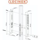 Locinox vita Mechanisches Codeschloss für Einsteckschlösser