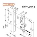 Locinox FIFTYLOCK-S Einsteckschloss für Schiebetore
